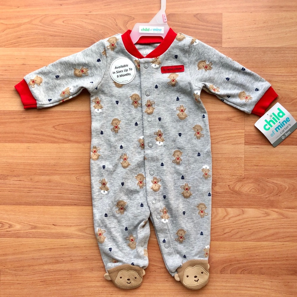 ⭐️ 3/ $10 Carters Sleeper Button Down